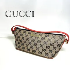 GUCCI グッチ GG柄 アクセサリーポーチ 039・11032123 ミニバッグ   レッド  レディース 鞄 _218067