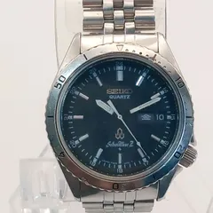 【稼働 良品】0410-5 SEIKO SilverWave Z セイコー シルバーウェーブZ 7546-6050 メンズ腕時計 クォーツ ダイバー デイデイト ブラック文字