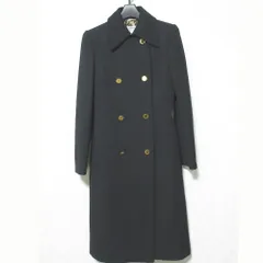 美品 DOLCE&GABBANA ドルチェ＆ガッバーナ 01AW ヴィンテージ 金ボタン ダブルブレストコート ブラック レディース 古着 中古 USEDのサムネイル