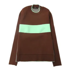 美品 tricot COMME des GARCONS トリココムデギャルソン 00ss ニット カットソー セーター  渡辺淳弥期 ヴィンテージ ブラウン×マルチ レディース 古着 中古 USEDのサムネイル