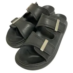 良品 ALEXANDER McQUEEN アレキサンダーマックイーン ハイブリットスライド ラバーサンダル 26.5cm相当 ブラック メンズ 古着 中古 USEDのサムネイル