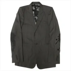 未使用 NUMBER(N)INE ナンバーナイン 02ss モダンエイジ期 インク テーラード ジャケット 1B 本人期 宮下期 00's ヴィンテージ 4 グレー メンズ 古着 中古 USED