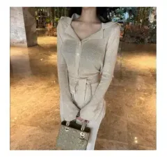 新品)輸入衣類 カーディガン 長袖Tシャツ レディーストップス 長袖ニット