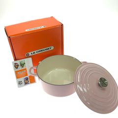 LE CREUSET ルクルーゼ ホーロー両手鍋 ココットロンド 24cm シフォン