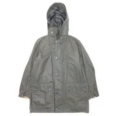 美品 Barbour x MARGARET HOWELL バブアー マーガレットハウエル ワックスド コットン コート ジャケット オイルド 1 カーキ レディース 古着 中古 USED