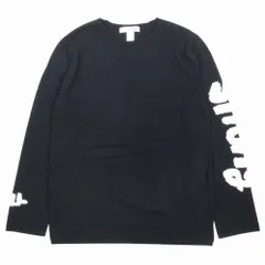 美品 COMME des GARCONS SHIRT コムデギャルソン 24aw LIVE FREE & STRONG WILL ストロングウィル セーター ニット XL 黒 メンズ 古着 中古 USEDのサムネイル
