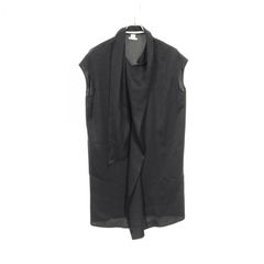 04aw YohjiYamamoto femme ウールギャバスリーブレスコート - メルカリ