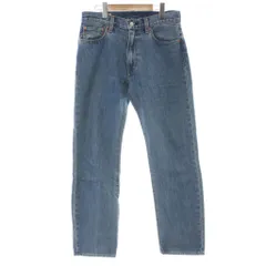 リーバイスプレミアム Levis PReMIUM 555 ジーンズ デニムパンツ W29 L32 水色 ライトブルー 無地 ストレートレッグ /KW ■GY99