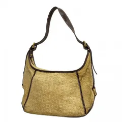 セリーヌ(Celine) セリーヌ ショルダーバッグ Cマカダム スウェード ベージュ レディース