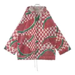 VINTAGE (ヴィンテージ) 80s MICHIGAN RAG ミシガンラグ スイカ コットン フーデットジャケット レッドのサムネイル
