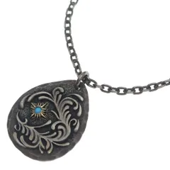 ARIZONA FREEDOM (アリゾナフリーダム) 唐草メタルターコイズ ネックレストップ チェーン セット ネックレス シルバー