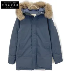 PYRENEX ピレネックス HMK009 ﾈｲﾋﾞｰ ｱﾇｼｰ ﾌｧｰ付ﾀﾞｳﾝｼﾞｬｹｯﾄ S
