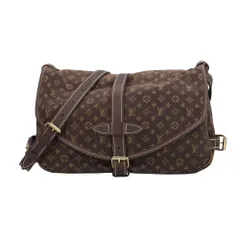 ルイ・ヴィトン LOUIS VUITTON ソミュール ショルダーバッグ バッグ キャンバス レザー モノグラム・ミニ・ラン デュンヌ レディース アイボリー系 M95314 【中古】 ルイヴィトンソミュール BB 2WAY 14145 ブラウン レディース