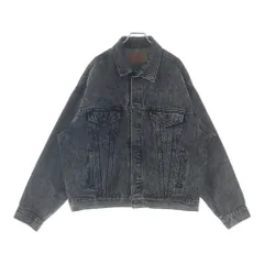 Levi's (リーバイス) 90s VINTAGE 70507-4861 ヴィンテージ ボタン裏527 先染めブラック USA製 デニムトラッカージャケット ブラック