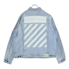 OFF-WHITE (オフホワイト) 21SS Oversize Denim Jacket ダメージ加工 デニムジャケット インディゴ OMYE001G20DEN001のサムネイル