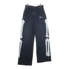 AMIRI (アミリ) BONES OVERSIZED SWEATPANT ボーン オーバーサイズ スウェット パンツ ブラック AMBMPA1021
