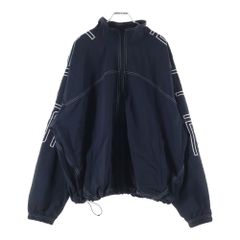 Supreme スペルアウト エンブロイダード トラックジャケット ブラック