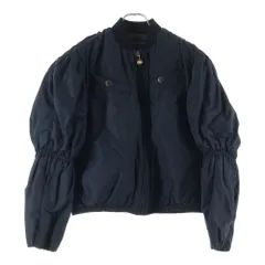 LOUIS VUITTON (ルイヴィトン) 22SS モノグラム ビショップスリーブ ボマージャケット シルク混 ショート丈ブルゾン ブラック レディース RM221B FLX FMOW75のサムネイル