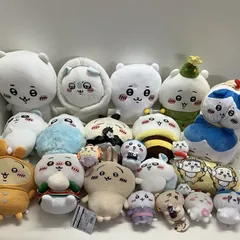 ◆ちいかわ 24点 まとめ商品 ぬいぐるみ 雑貨 シーサー ハチワレ うさぎ モモンガ 現状品