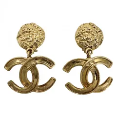 シャネル イヤリング レディース ココマーク アクセサリー スイング ヴィンテージ CHANEL GP    A05815 95A ゴールド 約11.7g 1995年【中古品】