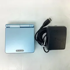 4072 Nintendo 任天堂 GAMEBOY ADVANCE SP ゲームボーイアドバンスSP AGS-001 パールブルー GBA 充電器付