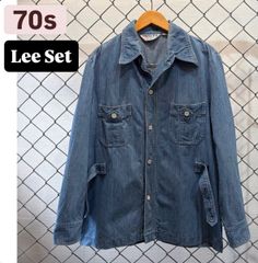 70s Lee Lee Set denim shirt jacket 70年代 リーセット デニムシャツ