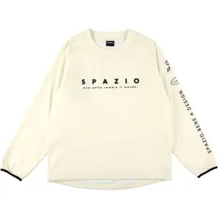 Spazio スパッツィオ Jr.長袖ピステ フットサル ピステシャツ ge1134-34、オフホワイト