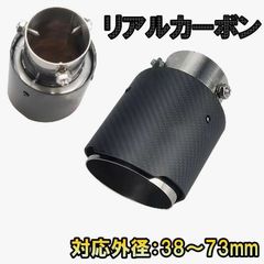 REMUS マットカーボン製2本出しマフラーカッター REMUS カーボン マフラーカッター 2個セット - メルカリ
