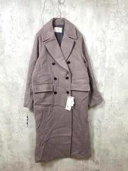 新品 N. Natural Beauty Basic エヌナチュラルビューティーベーシック 166-3252101 定価27940円 ビーバーメルトンロングチェスター コート sizeS/グレージュ ◆■◎レディース