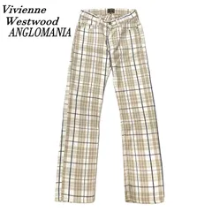 Vivienne Westwood ANGLOMANIA ヴィヴィアンウエストウッド アングロマニア チェックパンツ 29 BEG/ベージュ