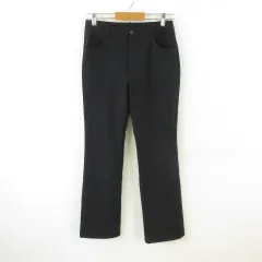 パンツ ロング ストレッチ 黒 67 *T315