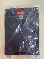 A【A38-99】◇YONEX       サイズＬ　　ポロシャツ　　ネイビー