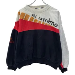 90s Le coq sportif ロゴスウェット トレーナー M ブラック ルコックスポルティフ プルオーバー アーム刺繍 スポーティー 秋物 a804-5424のサムネイル