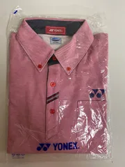 A【A39-01】◇YONEX      サイズＬ　　ポロシャツ　　赤