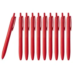 新品 三菱鉛筆 油性ボールペン ジェットストリーム ライトタッチインク 10本 0.5 レッド SXNLS05.15 10P