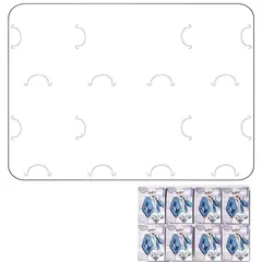 【新品】 2枚組【S サイズ】A4 痛バッグ用 インサートボード 透明シート 27.1×19cm フォトカード 8枚収納 チェキサイズ(63×89mm)対応 リボン痛 オーガンジー痛バッグ アクセサリー 0