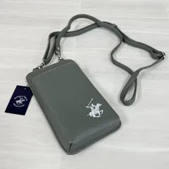 【新品・アウトレット品】ビバリーヒルズポロクラブ2 スマホショルダー スマホポーチ ストレートグレー BEVERLY HILLS POLO CLUB BH2009のサムネイル