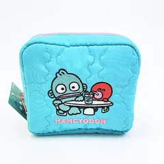 サンリオ ハンギョドン キルティングポーチ グリーン Sanrio