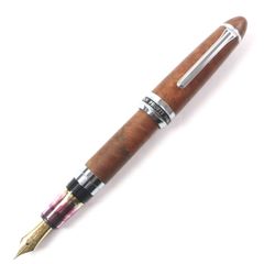 中屋 万年筆 ブライヤー 廃盤 特軟 太字 ロジウム NAKAYA - メルカリ