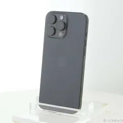 ソフマップ 〔中古品〕 iPhone16 Pro Max 256GB ブラックチタニウム 3N528J／A SIMフリー【297】