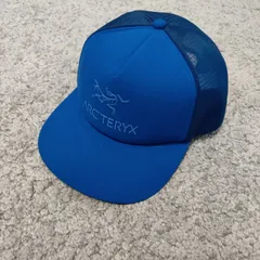 美品 ARC'TERYX アークテリクス 【サイズ】 FREE トラッカーキャップ メッシュキャップ 帽子 ブルーのサムネイル