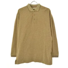 【PERRYELLIS】総柄 ジャガード長袖ポロシャツのサムネイル
