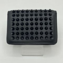 美品】Christian Louboutin カードケース スタッズ ブラック - メルカリ