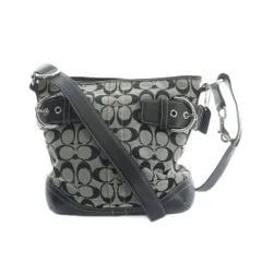 コーチ COACH 3574 ショルダーバッグ 斜めがけ キャンバス レザー ロゴ シグネチャー グレー ■GY18 /MQ