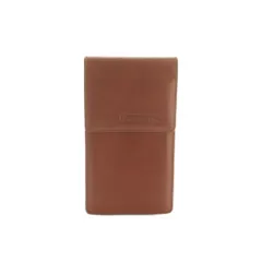 クリスチャンディオール Christian Dior 名刺入れ カードケース レザー 茶 /MI ■OH ■GY18