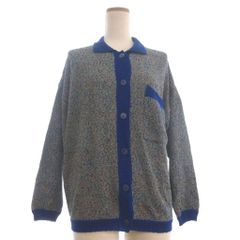 ミッソーニ カーディガン ニットジャケット 長袖 コットン 青 ブルー ミッソーニ MISSONI カーディガン ニットジャケット 長袖 コットン 青