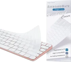 312R438　iMacキーボードカバー英語US配列 A3203/A2450 Touch IDなし, テンキーなし