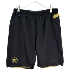 00年代 NIKE ナイキ ドライショートパンツ サッカー スポーツ ブラック(メンズ L)中古 古着 X8151
