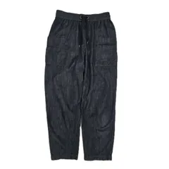 Brunello Cucinelli ブルネロクチネリ ウエスト ゴム モニーレ 装飾 コットン パンツ デニムパンツ MPF28P5355 レディース 40 コットン ブルー 中古