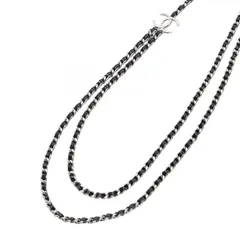 CHANEL シャネル ココマーク 2連 ロング ネックレス